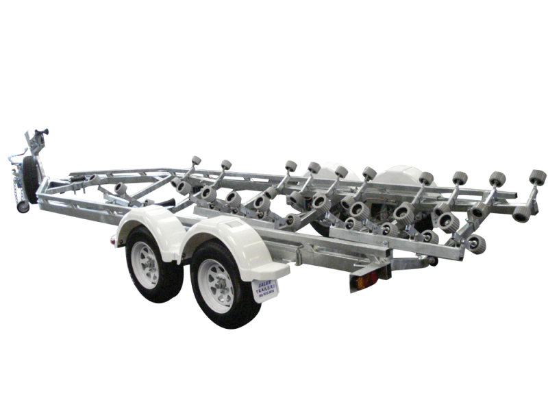 23 – 26ft Breakaway Multi Roller Boat Trailer | Sales Trailers Sydney