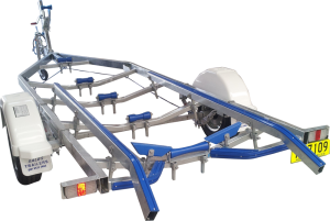 Poly Skid Boat Trailer (Single Axle, V Guide)-270